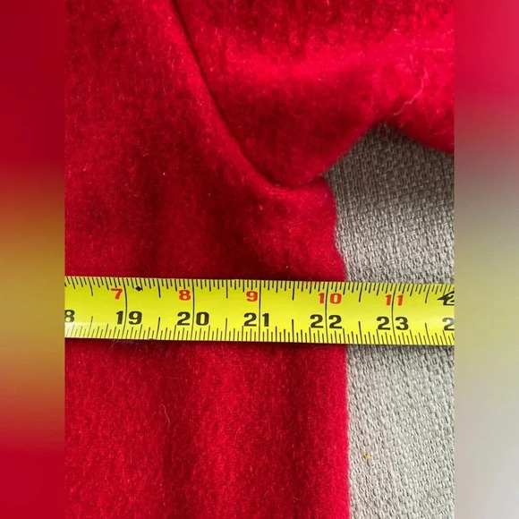 Vintage Woolrich Wool Jacket Women’s Medium Red Coat Mohair Made in the USA - Picture 9 of 9
